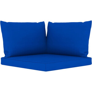 vidaXL - Palletkussens - 3 - st - oxford - stof - blauw