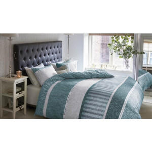 Riviera Maison Happy Winter dekbedovertrek - Lits-Jumeaux - 240x200/220 - Groen