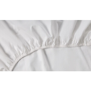 Beter Bed Select Jersey Hoeslaken - 120 x 200/210/220 cm - 100% Katoen - Matrasbeschermer - Matrashoes - Off-White