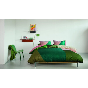 Beddinghouse Dutch Design Abbey Road dekbedovertrek - Lits-Jumeaux XL - 260 x 200/220 cm - Groen