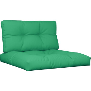 vidaXL - Palletkussens - 2 - st - stof - groen