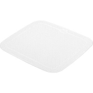 Kleine Wolke Badmat anti-slip Samoa 55x55 cm wit