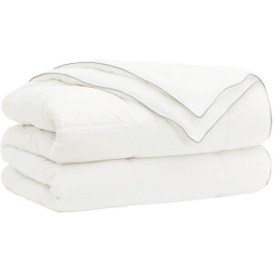vidaXL - Dekbed - 150x200 - cm - 4 - seizoenen - 200+300 - GSM - Australische - Wol - Wit