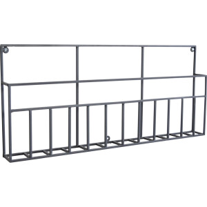 LOFT42 Maggy Tijdschriftenrek Large Zwart - Metaal - 70x7x31