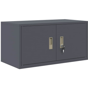 vidaXL - Opbergkast - Antraciet - 80 - x - 40 - x - 40 - cm - Staal