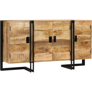 vidaXL - Dressoir - 150x40x80 - cm - massief - mangohout