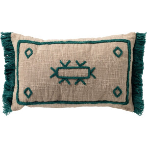 Dutch Decor CIRO - Kussenhoes 30x50 cm - Latigo Bay - blauw - met rits - zonder binnenkussen