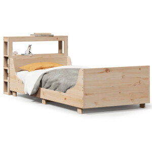 vidaXL - Bedframe - zonder - matras - massief - grenenhout - 90x200 - cm
