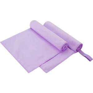 vidaXL - Sporthanddoeken - 2 - pcs - Paars - 100 - x - 50 - cm - Polyester - en - polyamide