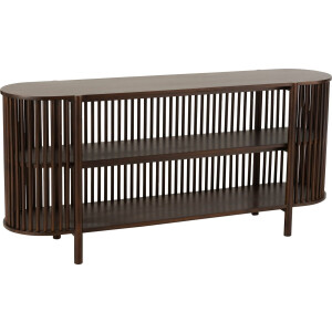 J-Line console 2 Planken Conie - hout - donkerbruin