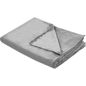 RHEA - Verzwaringsdeken hoes - Grijs - 135 x 200 cm - Polyester