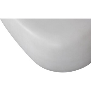 vtwonen Pebble Salontafel - Fiber Clay - Betonlook Wit - 28x100x43 cm