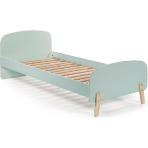 1-Persoonsbed Jill Mintgroen - MDF hout - Hoogte 72 cm