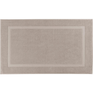 Casilin Badmat 60x100cm Una - Waterabsorberende Badkamermat - Wasbaar en Sneldrogend - Voor Douche en Bad - 100% Katoen - Rechthoek - Beige