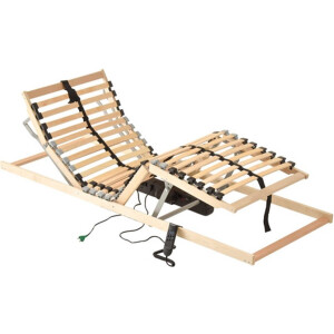 vidaXL - Lattenbodem - met - 28 - latten - 7 - zones - elektrisch - 100x200 - cm