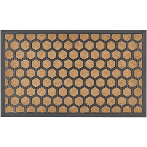 BELIANI TANDYKUL - Deurmat - Natuurlijk/Zwart - 45 x 75 cm - Polyester