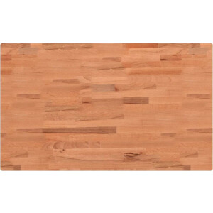 vidaXL - Tafelblad - rechthoekig - 100x60x4 - cm - massief - beukenhout