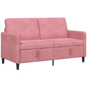 vidaXL - Sofa - met - Opbergruimte - Roze - 152 - x - 78 - x - 87 - cm - Polyester