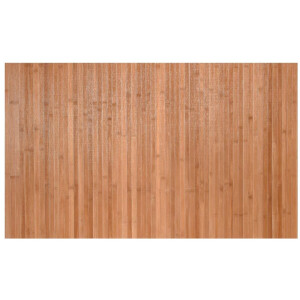 vidaXL - Vloerkleed - rechthoekig - 60x100 - cm - bamboe - naturel