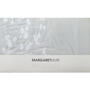 Margaret Muir Sheer Flower Kussensloop - 60x70 cm - Light Grey
