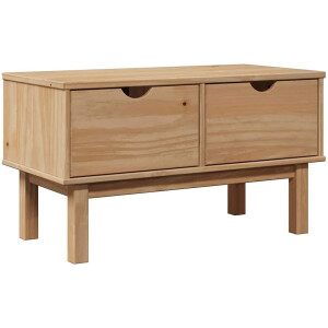 vidaXL - Gangbankje - OTTA - 80x40x45 - cm - massief - grenenhout