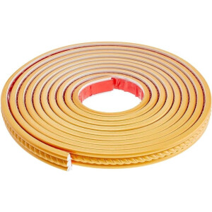 Jhubers Goods - Flexibele Molding Trim voor Muurdecoratie - Zelfklevend - 5 meter - 3D Design - Gouden - Interieur Design - Geschikt voor Knutselprojecten - Muurrandafwerking - Home Decoratie - DIY - Muur- en Kroonlijst Trim