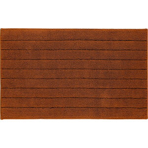 Casilin Badmat Antislip 60x100cm Luca - Waterabsorberende Badkamermat - Wasbaar en Sneldrogend - Voor Douche en Bad - 100% Katoen - Rechthoek - Oranje
