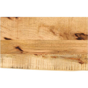 vidaXL - Tafelblad - met - natuurlijke - rand - 60x20x2,5 - cm - massief - mangohout
