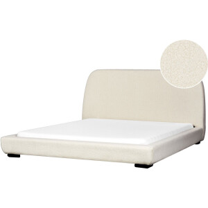 ROISEL - Waterbed - Lichtbeige - 160 x 200 cm - Bouclé
