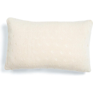ESSENZA Knitted Ajour Sierkussen Antique white - 30x50 cm