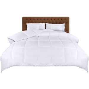 Solene Dekbed Zonder Overtrek 135×200 cm - Lichtgewicht - Zomer & Lente - Ademend - Microvezel - Wasbaar - Anti-Allergisch - Comfortabel En Fris