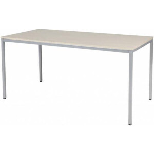 Bureautafel - Domino Basic 160x80 Eiken - alu frame