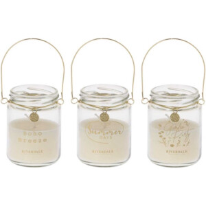 Riverdale Monthly Must have - 3 kaarsen - wit