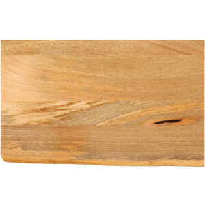 vidaXL - Tafelblad - met - natuurlijke - rand - 50x30x2,5 - cm - massief - mangohout