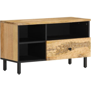 vidaXL - Tv-meubel - 80x33x46 - cm - massief - mangohout