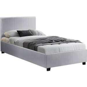 Eenpersoonsbed met opbergruimte bed "Carla" - 90 x 190 cm - Wit