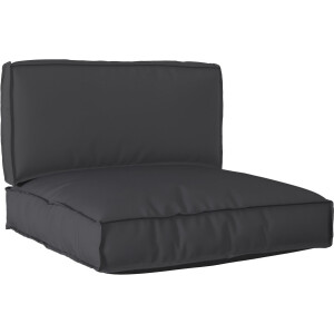 vidaXL - Pallet - Kussen - Set - 2 - pcs - Zwart - Oxford - Stof