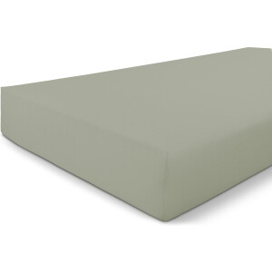 Byrklund Jersey Hoeslaken - Hoeslaken 140x200 - 100% Katoen - Grijsgroen