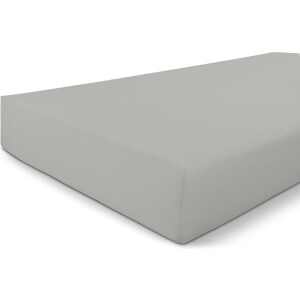 Byrklund Jersey Hoeslaken - Hoeslaken 180x220 - 100% Katoen - Licht Grijs