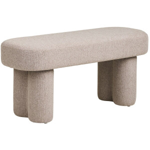 House Nordic Bankje Weston - Zand Stof - 95x45x36cm