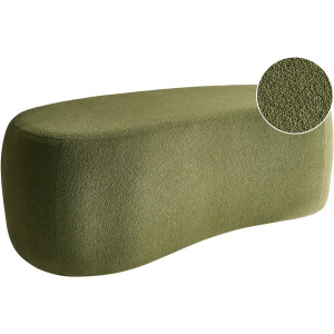 BELIANI BAYARD - Poef - Groen - Bouclé