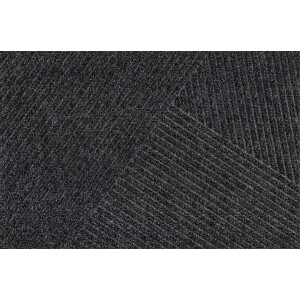 Kleen-Tex Dune Deurmat Stripes - 60 x 90cm - Dark Grey