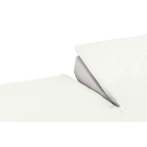 Topcover katoen 180 x 220 Ivoor BI-inkeping enkel - tot 8 cm matrashoogte - Nightkiss
