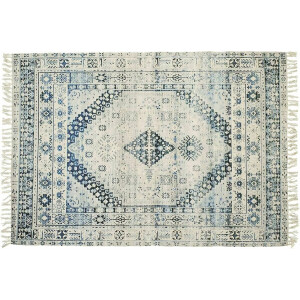 LOBERON Vloerkleed voor binnen en buiten Daly blauw