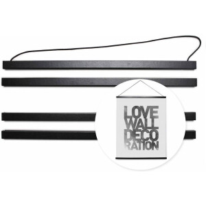 Posterhanger Zwart 40 Hout