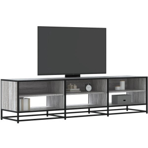 vidaXL Tv-meubel - 180x40x46 cm - Grijs Sonoma Eiken Tv Meubel - Tv Kast - Salontafel - Houten Tv Meubilair - Grijze Tv Kast