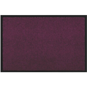 vidaXL - Deurmat - Bordeauxrood - 60 - x - 40 - x - 1.2 - cm - Teddy - Stof