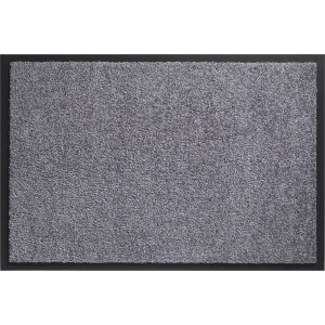Deurmat schoonloopmat Twister 40 x 60 cm Grijs