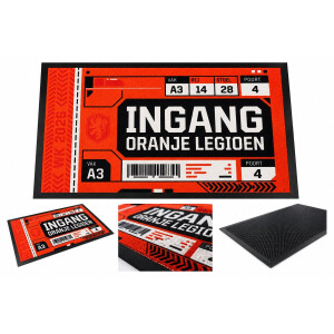 WK 2026 deurmat - deurmat - droogloopmat - schoonloopmat - wk 2026 mat - Ingang Oranje Legioen 45 x 75 cm