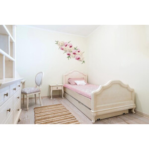 Muursticker Pioenrozen